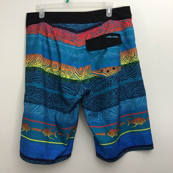 Pelagic Board Shorts 🩳 Featuring The Artwork of Carol Lynne - Picture 2 of 5